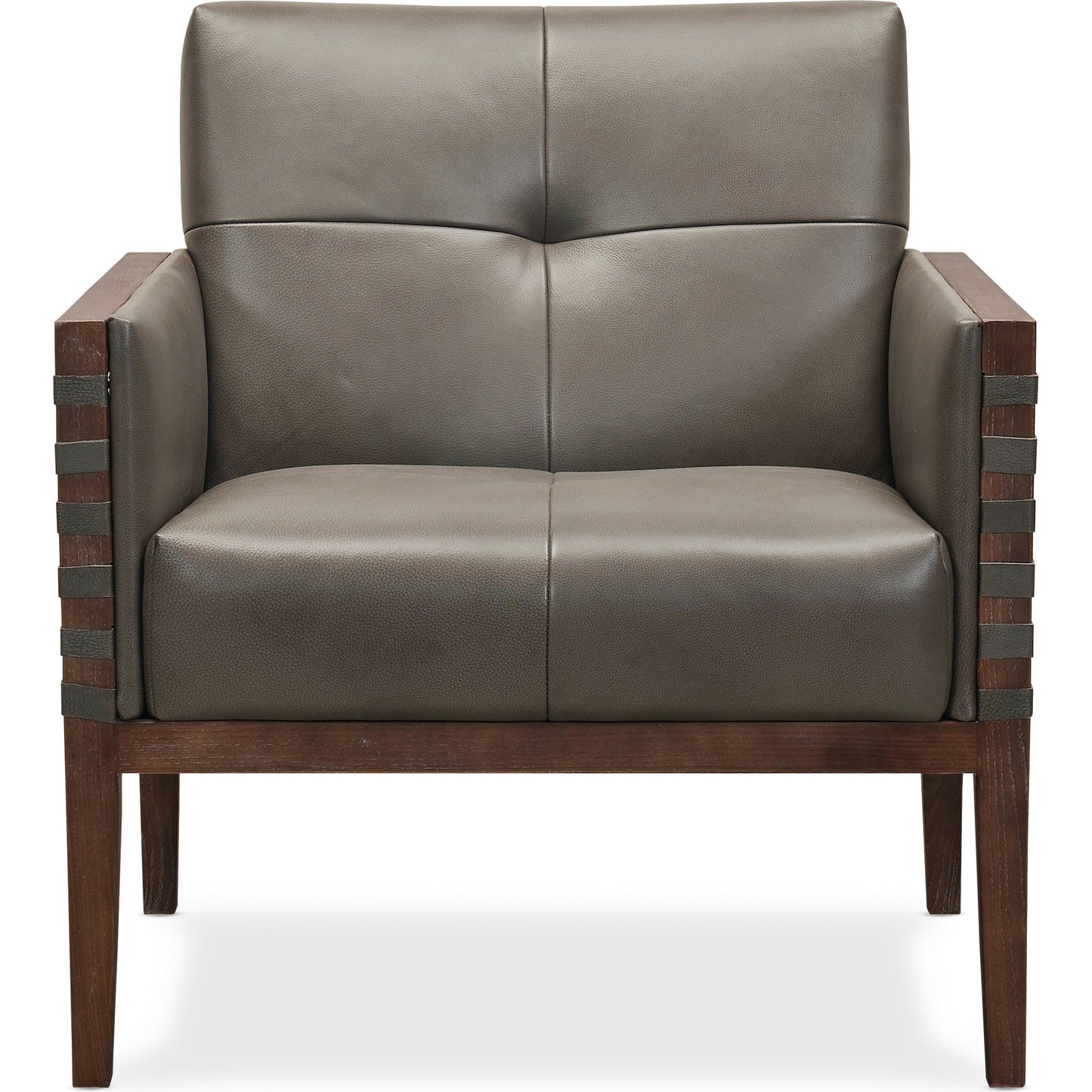 008 SI-1748521 | Additional Silo | Carverdale Club Chair by Hooker Furniture in grey and maddie gray. Made from leather in a modern style.