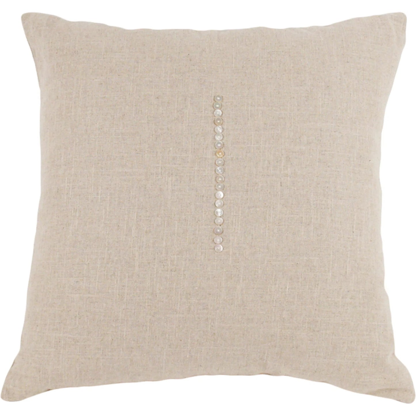001 SI-2448919 | Primary Silo | Natural Linen Cushion by Zentique in natural linen. Made from linen in a transitional style.