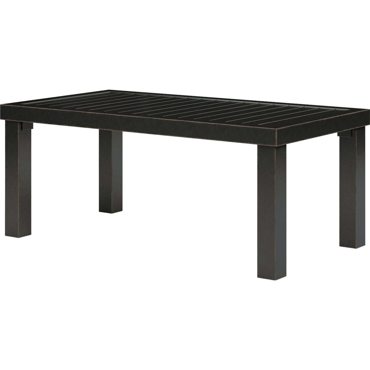 001 SI-2166907 | Primary Silo | Monterey Outdoor Coffee Table by Sunset West in copper. Made from aluminum in a modern style.
