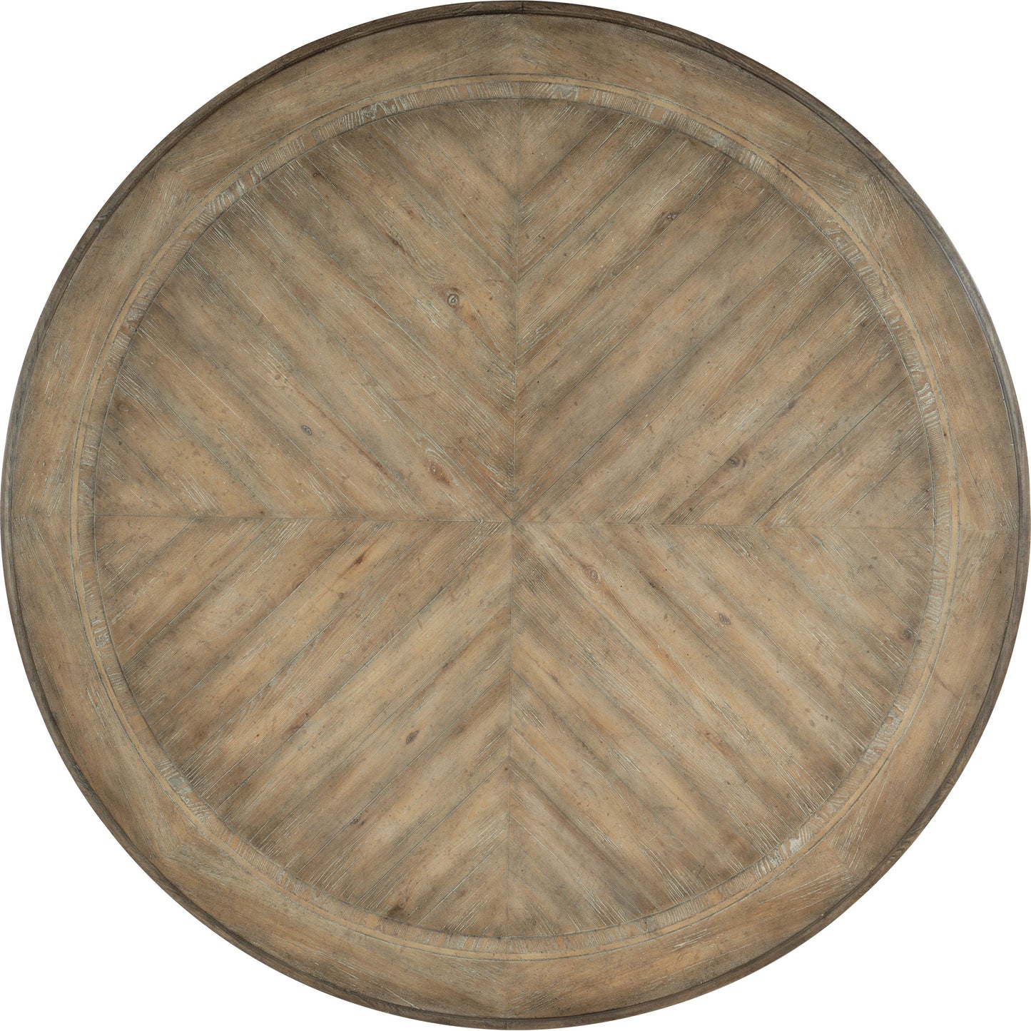 002 SI-1748583 | Additional Silo | Castella Round Dining Table by Hooker Furniture in antique slate. Made from pecan, quartered hickory, quartered black walnut, quartered ash, maple veneers with resin in a traditional style.