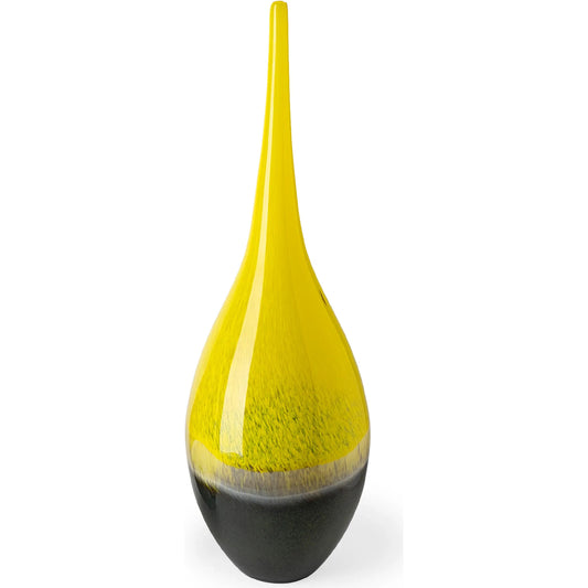 Jasse Ombre Vase by Mercana in yellow. Made from unique in a modern style.