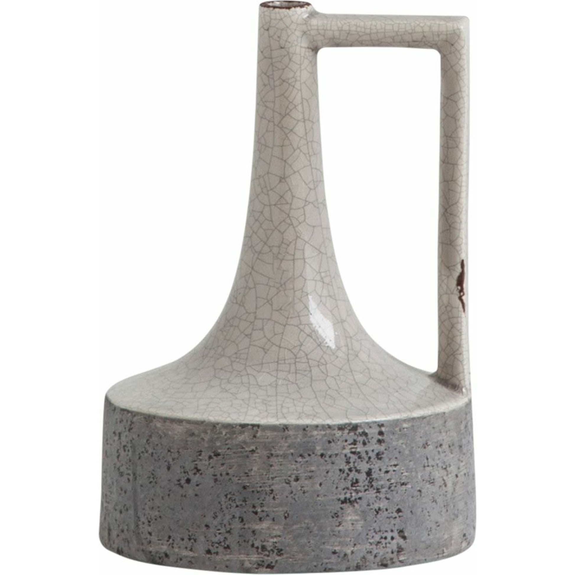 Burton Gray Jug Vase by Mercana in gray. Made from unique in a modern style.