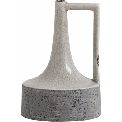 Burton Gray Jug Vase by Mercana in gray. Made from unique in a modern style.