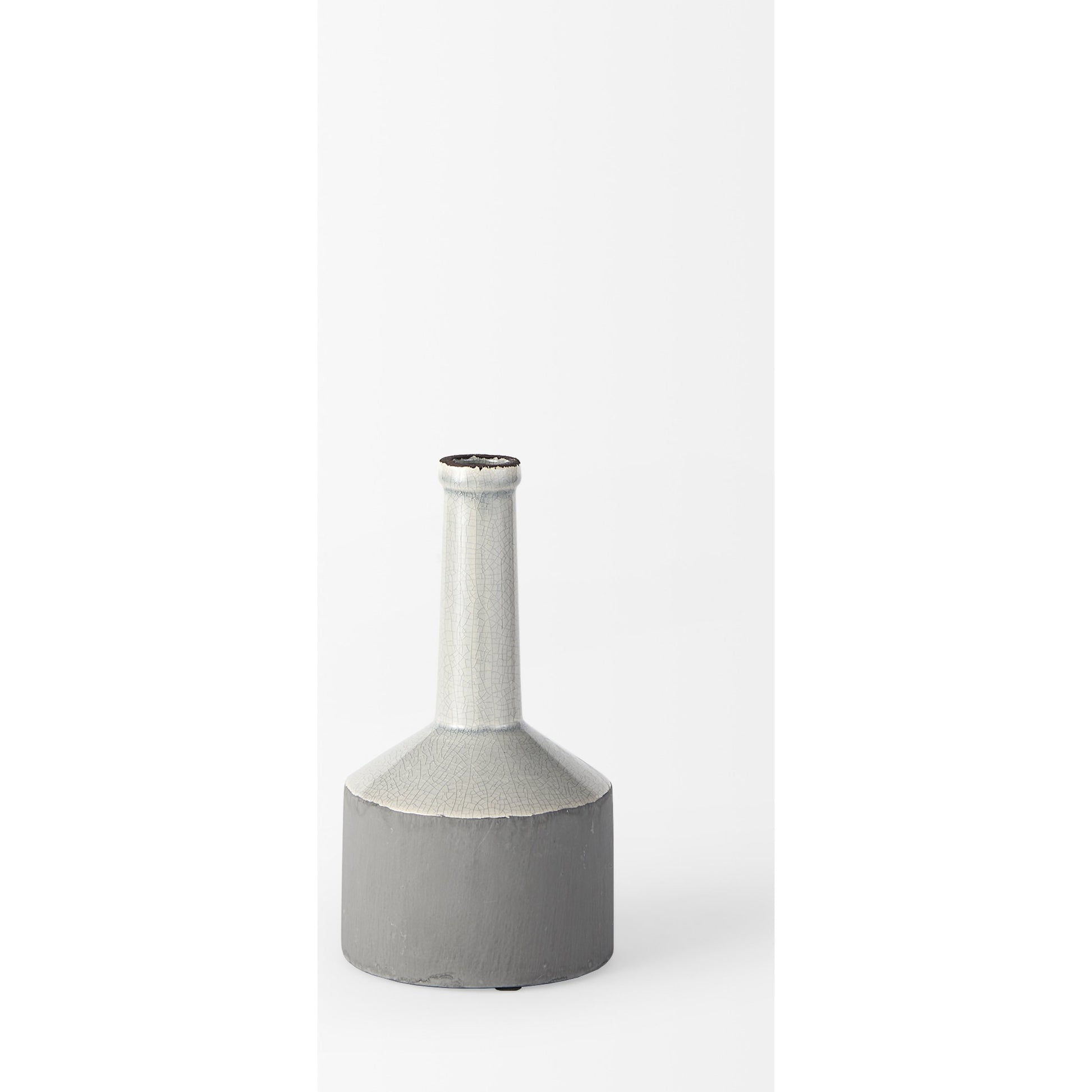 Burton Gray Jug Vase by Mercana in gray. Made from unique in a modern style.