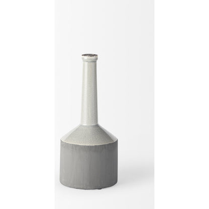 Burton Gray Jug Vase by Mercana in gray. Made from unique in a modern style.