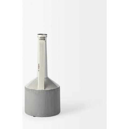 Burton Gray Jug Vase by Mercana in gray. Made from unique in a modern style.