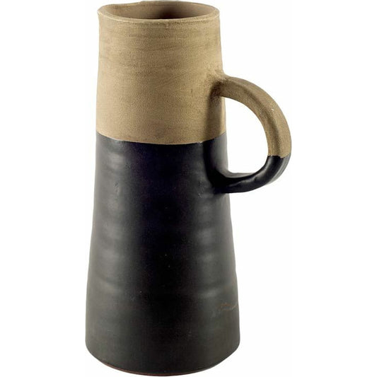 Garand Two-Toned Jug by Mercana in natural, black. Made from unique in a cottage & farmhouse style.