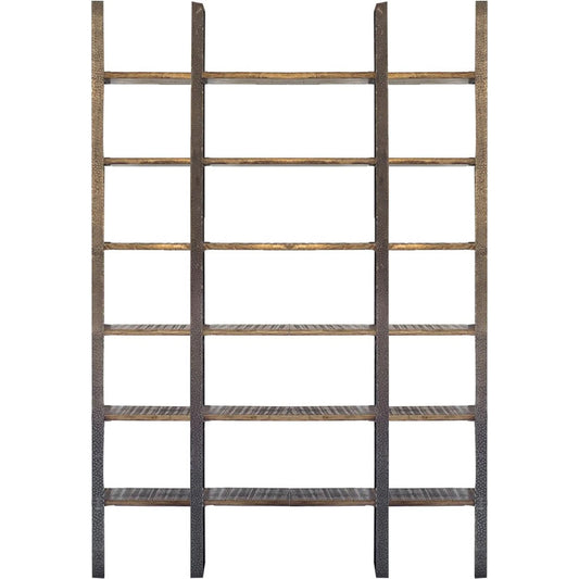 Taunton Shelving Unit by Mercana. Made from metal, wood in a modern style.