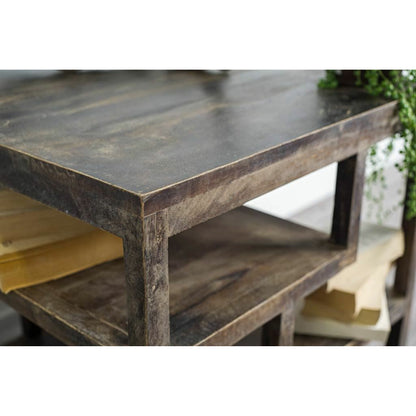 Wright End/Side Table by Mercana in brown. Made from unique in a eclectic & global style.