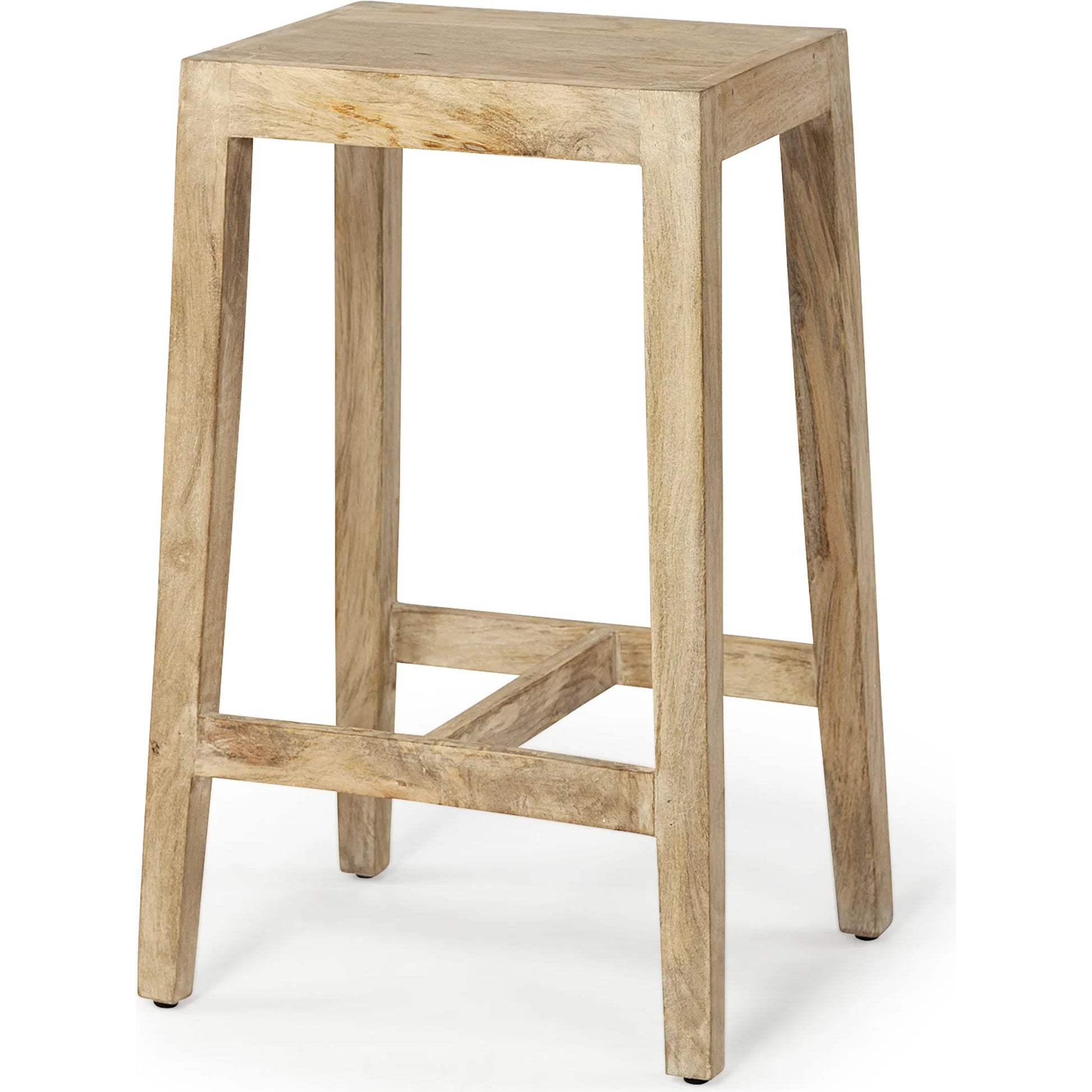 Colony Wood Seat Bar/Counter Stool by Mercana in natural. Made from unique in a modern style.