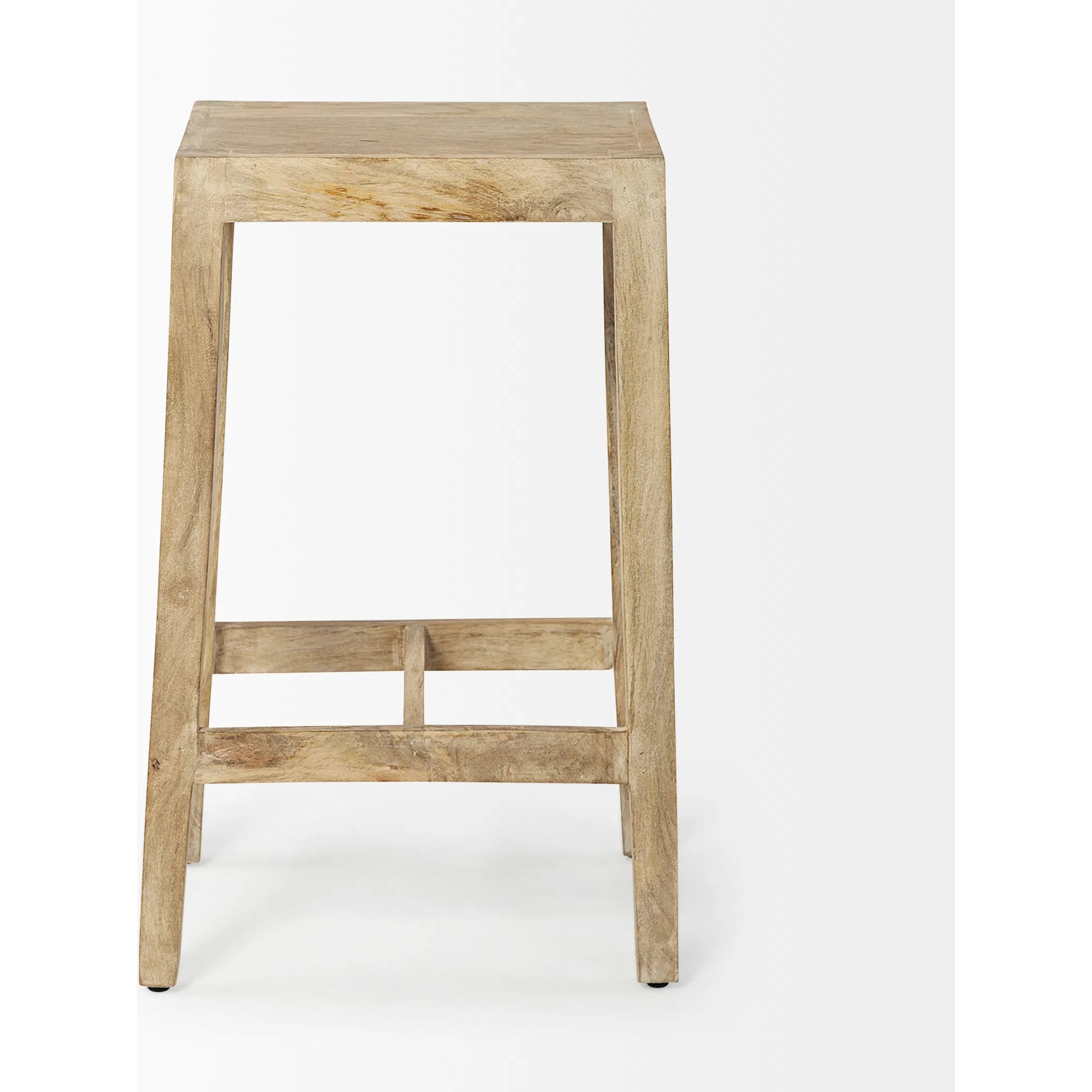 Colony Wood Seat Bar/Counter Stool by Mercana in natural. Made from unique in a modern style.