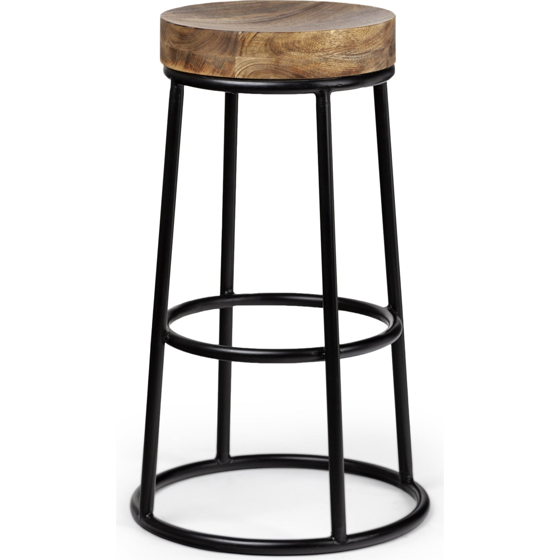 Flynn Bar Wood Seat Stool Series by Mercana in natural. Made from unique in a modern style.