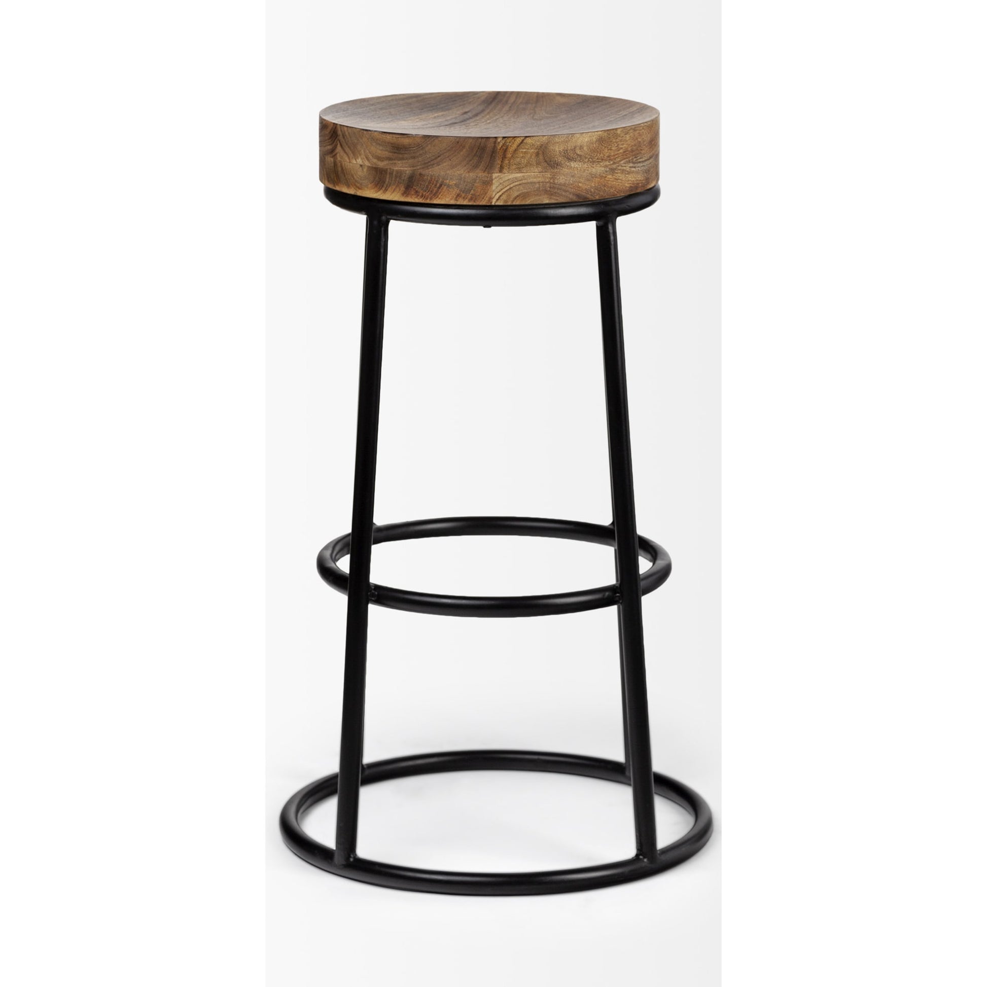 Flynn Bar Wood Seat Stool Series by Mercana in natural. Made from unique in a modern style.