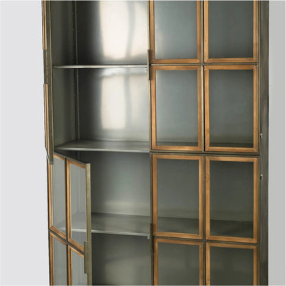Pandora Tall Cabinet by Mercana in natural. Made from unique in a modern style.