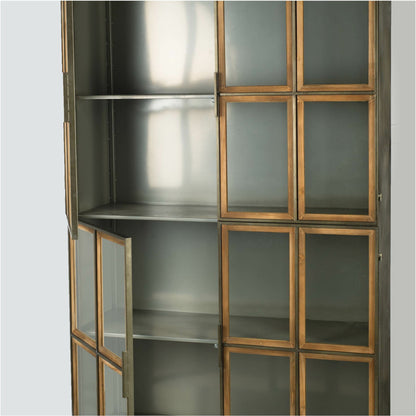 Pandora Tall Cabinet by Mercana in natural. Made from unique in a modern style.