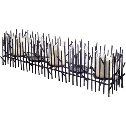 Mondavi Dark Twigs Table Candle Holder by Mercana in natural. Made from unique in a modern style.