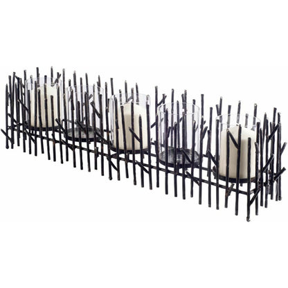 Mondavi Dark Twigs Table Candle Holder by Mercana in natural. Made from unique in a modern style.
