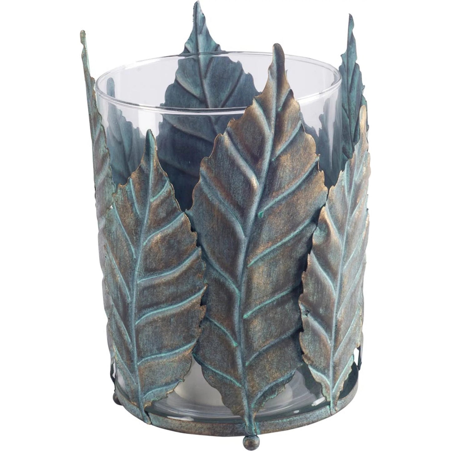 027 SR-815690 | Primary Silo | Pana I Leaf Table Candle Holder by Mercana in natural. Made from unique in a coastal style.
