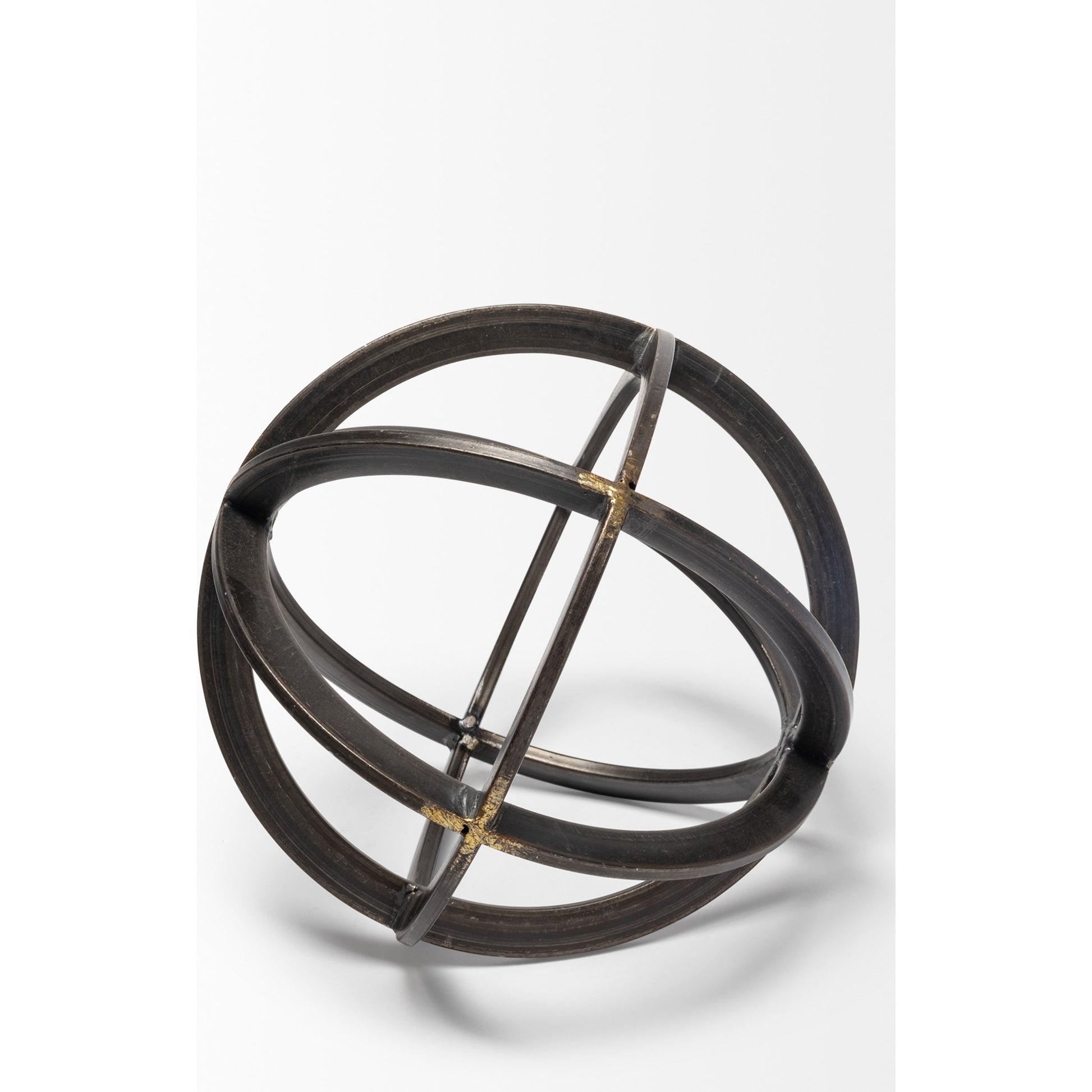 Galenna I Circular Decorative Orb by Mercana in black. Made from unique in a modern style.