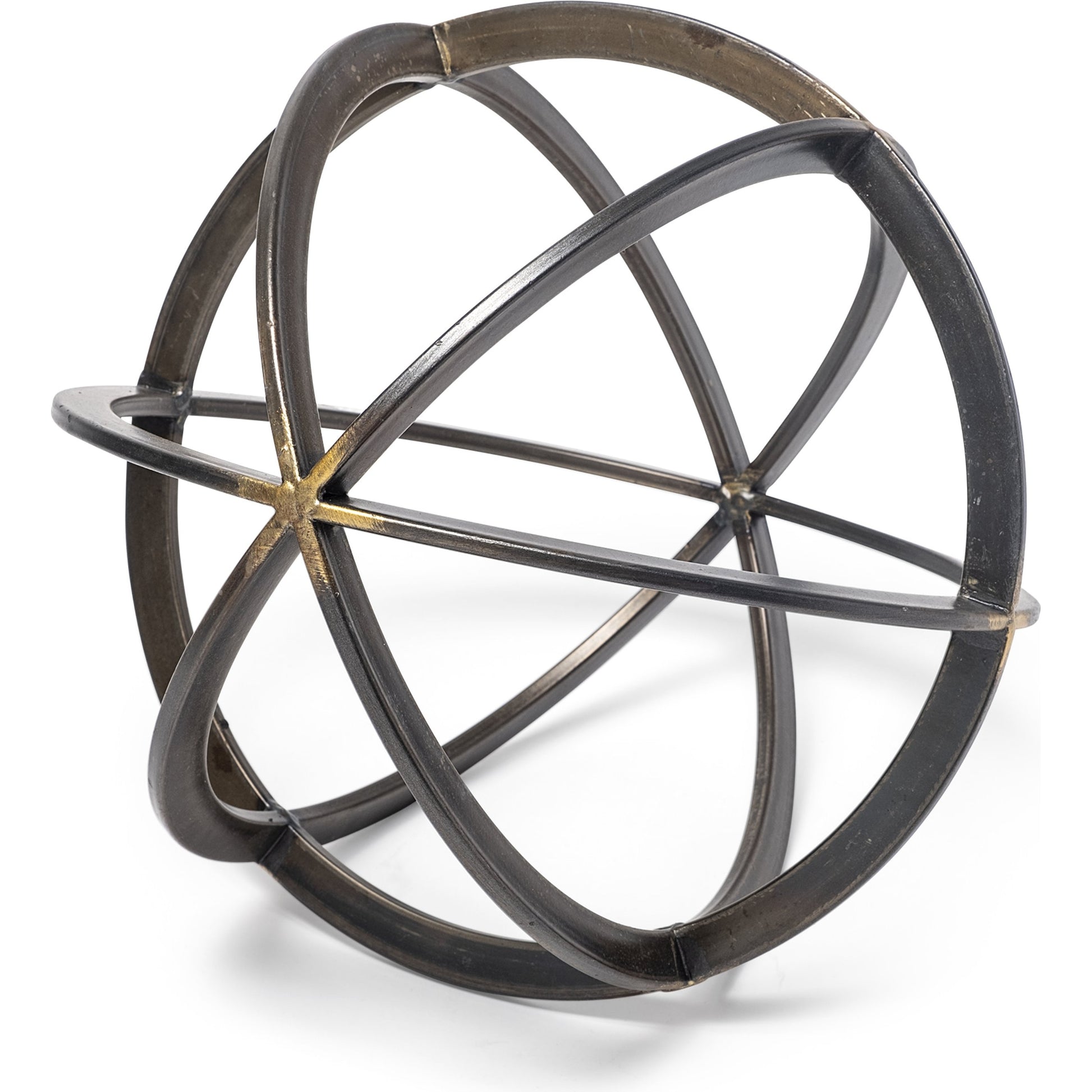 Galenna II Circular Decorative Orb by Mercana in black. Made from unique in a modern style.