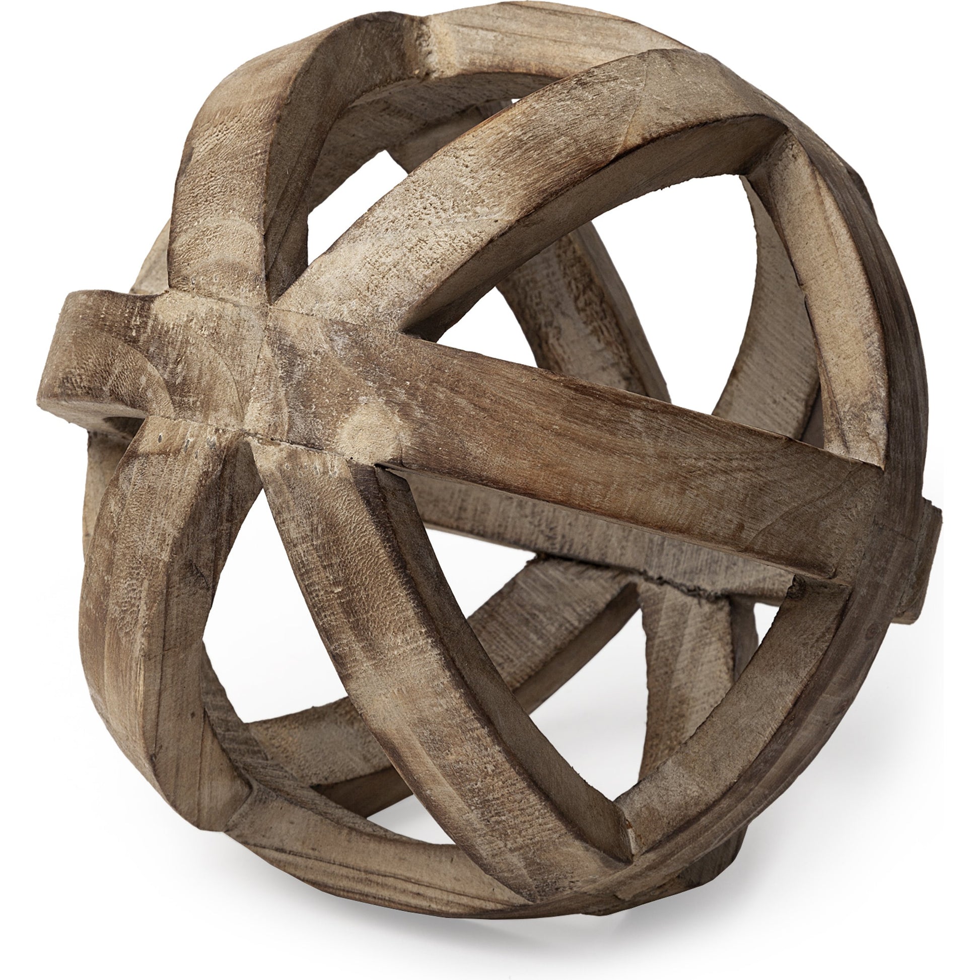 Tibik Wooden Orb by Mercana in natural. Made from unique in a coastal style.