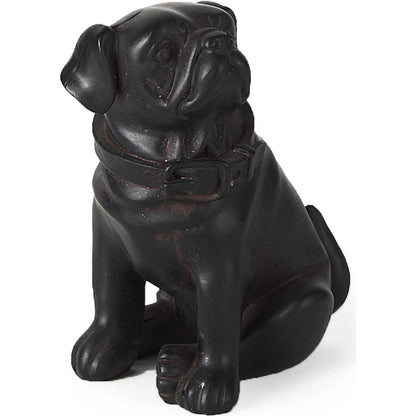 Cadence Pug Dog by Mercana in black. Made from unique in a traditional style.