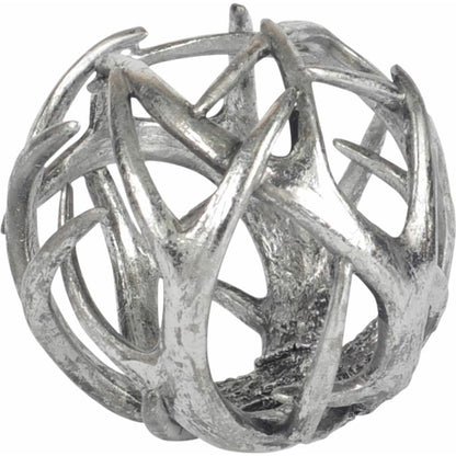 Ramus I Brown Antler Shaped Decorative Orb Ball by Mercana. Made from unique in a modern style.