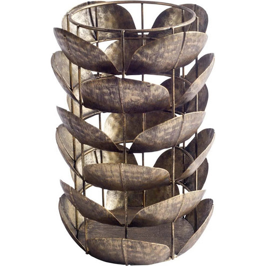 Henley I Decorative Table Candle Holder by Mercana in bronze. Made from unique in a eclectic & global style.