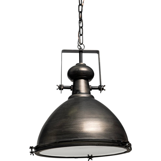 Bashaw Pendant Light by Mercana in gray. Made from unique in a coastal style.