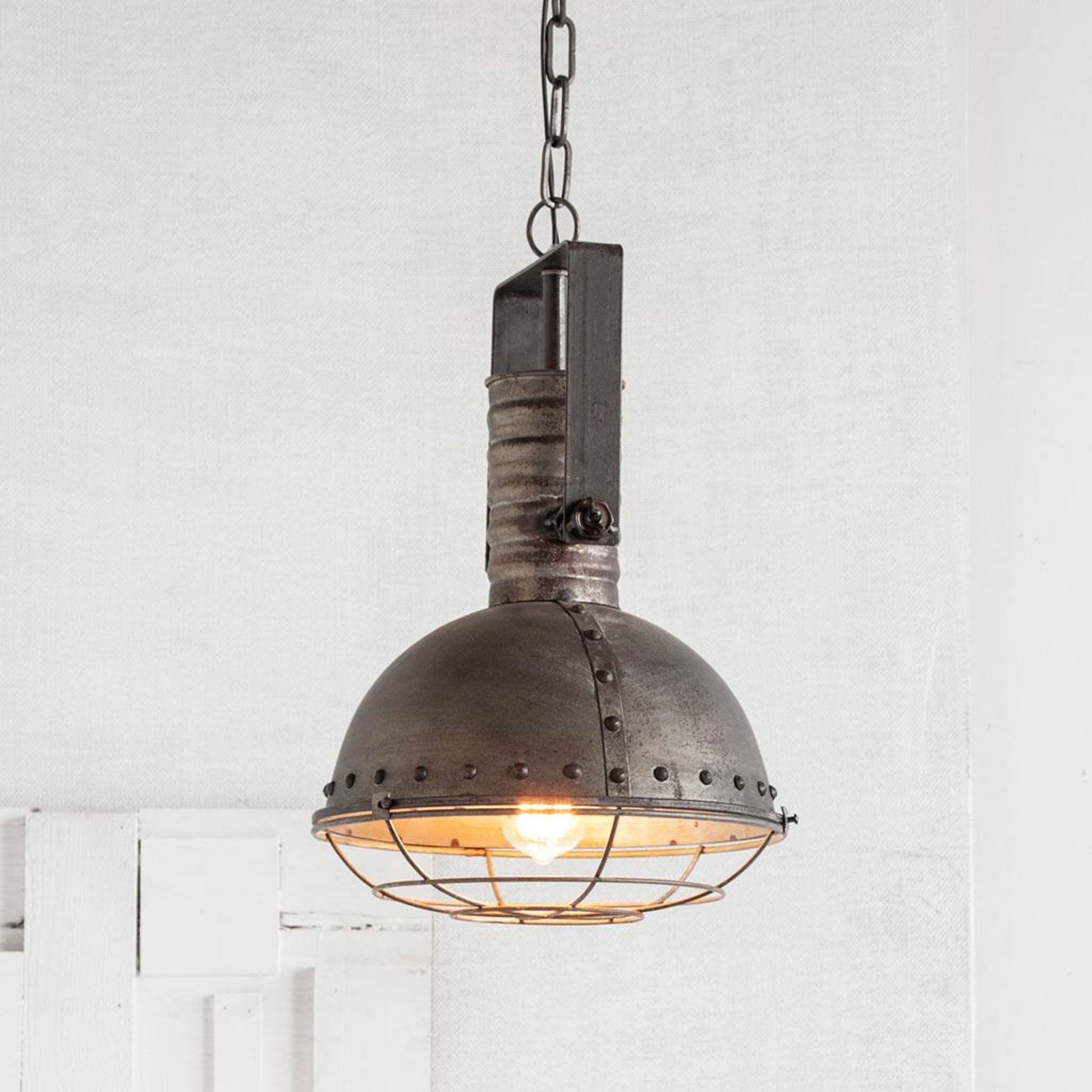 Zaio Pendant Light by Mercana in gray. Made from unique in a modern style.