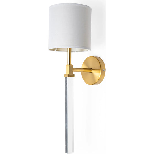 Santander Wall Sconce by Mercana in gold. Made from unique in a transitional style.