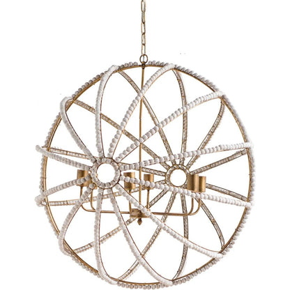 Ava Chandelier by Mercana in white. Made from unique in a modern style.