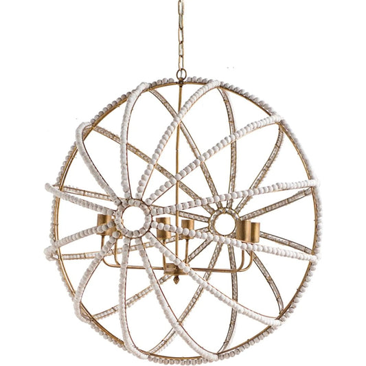 Ava Chandelier by Mercana in white. Made from unique in a modern style.