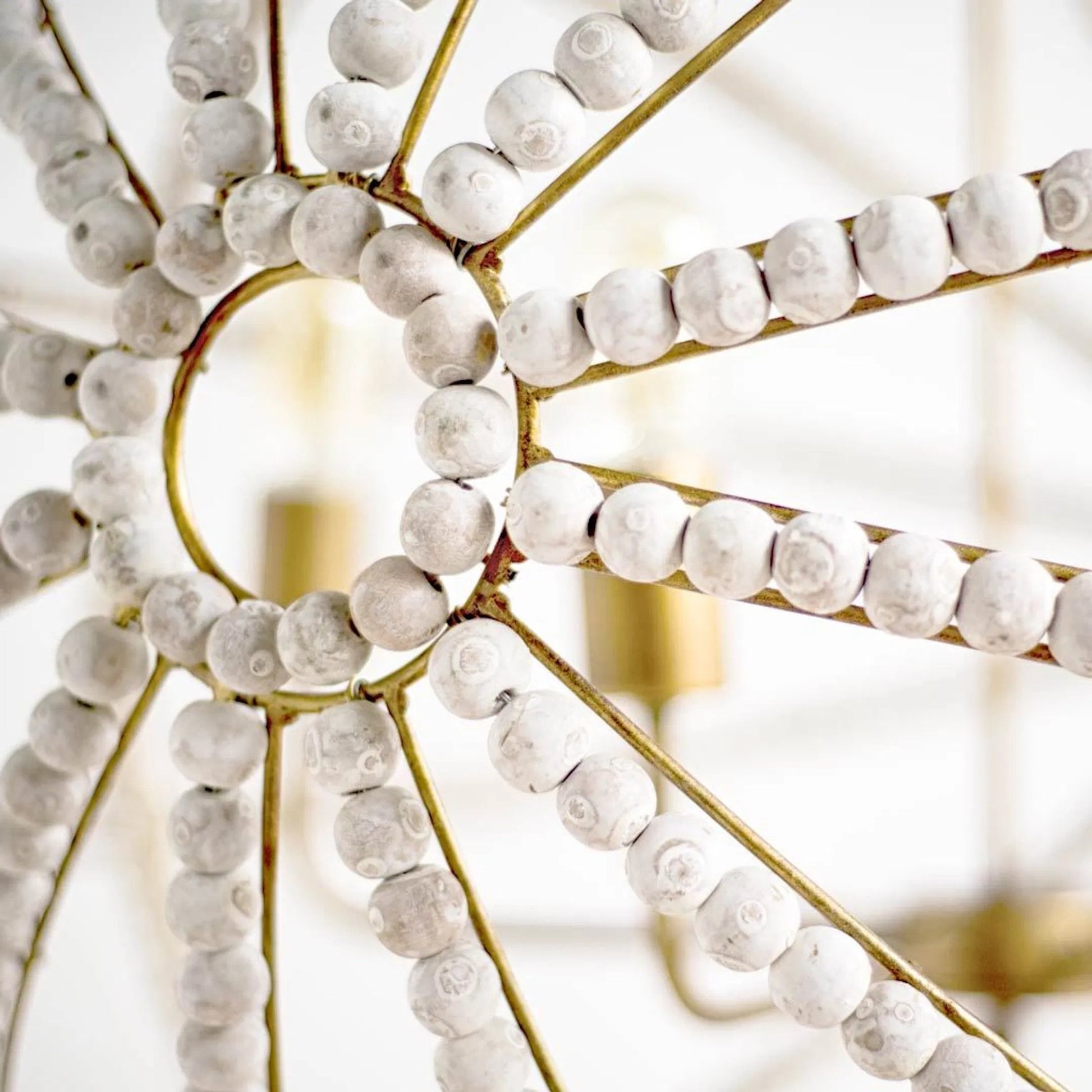 Ava Chandelier by Mercana in white. Made from unique in a modern style.