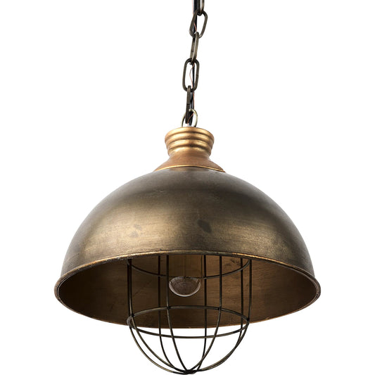 Dawson Pendant Light by Mercana in gray, brass. Made from unique in a modern style.