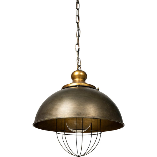 Dawson Pendant Light by Mercana in gray, brass. Made from unique in a modern style.