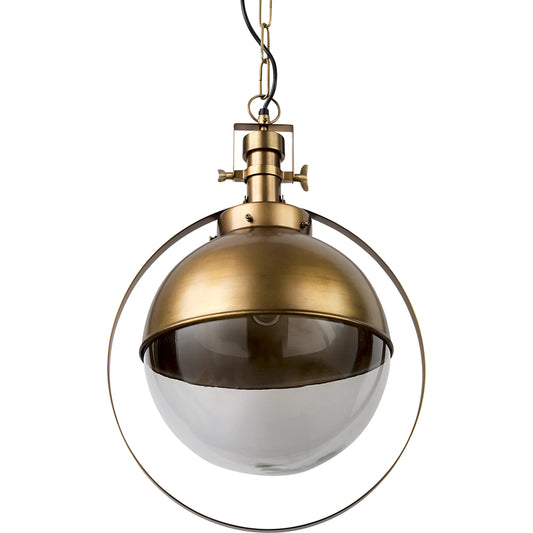 Leighton Pendant Light by Mercana in gold. Made from unique in a modern style.