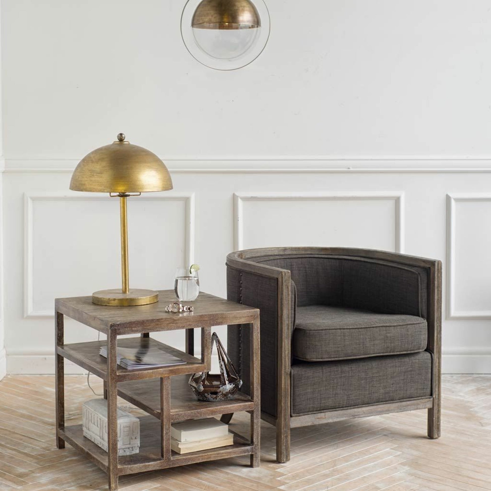 Leighton Pendant Light by Mercana. Made from metal in a modern style.