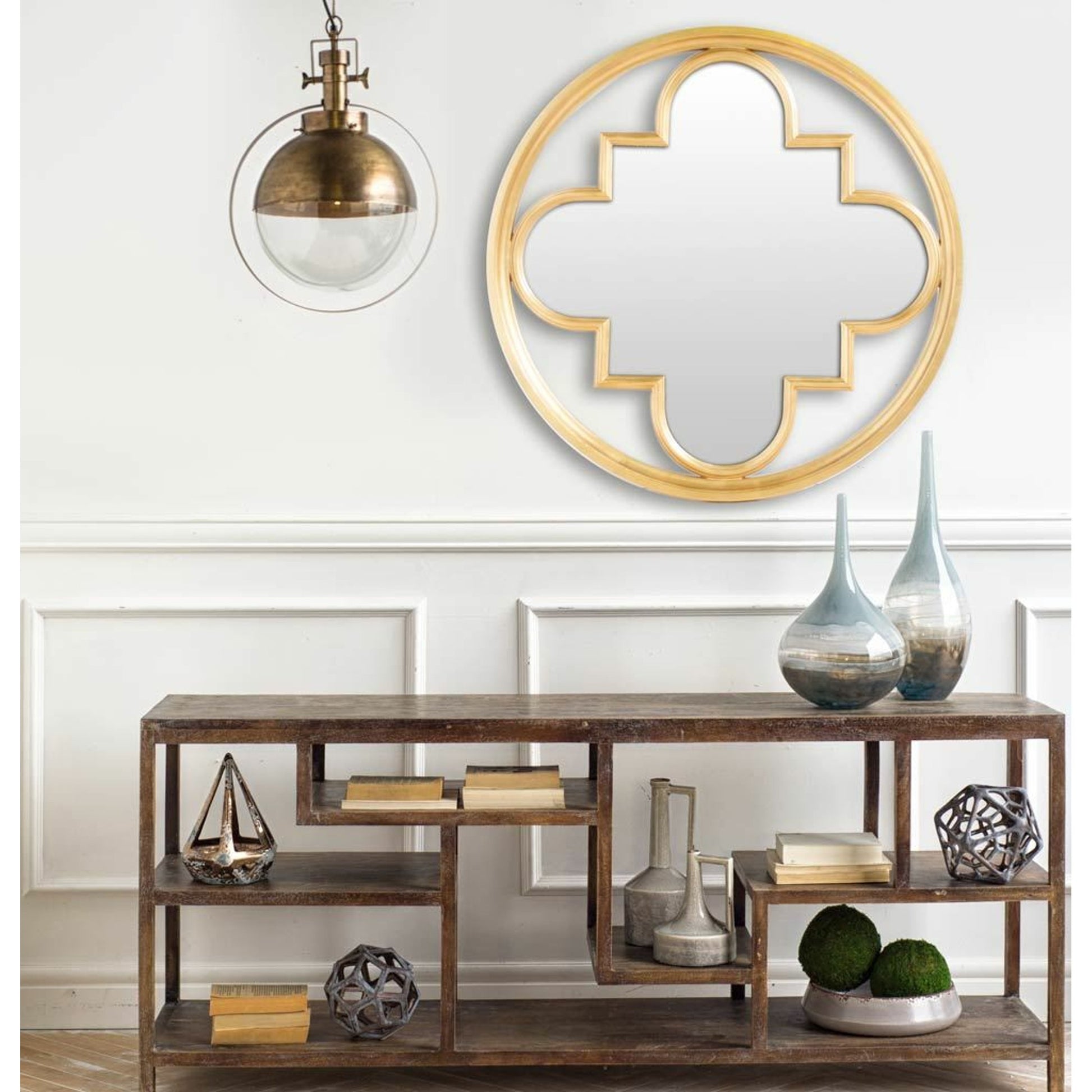 Leighton Pendant Light by Mercana. Made from metal in a modern style.