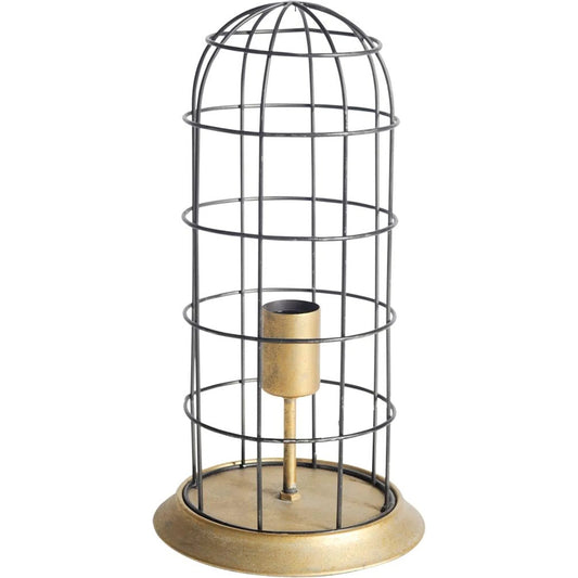 Carkner Table Lamp by Mercana in gold. Made from unique in a modern style.