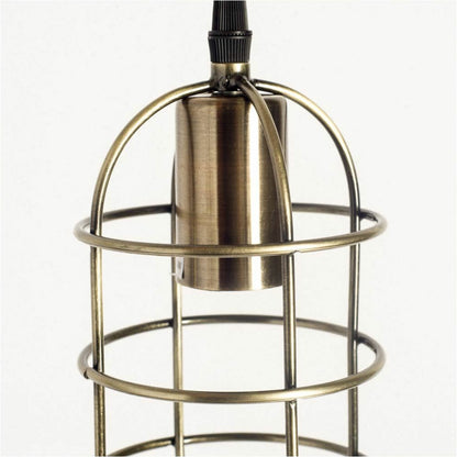 Hines Pendant Light by Mercana in antiqued brass. Made from unique in a modern style.