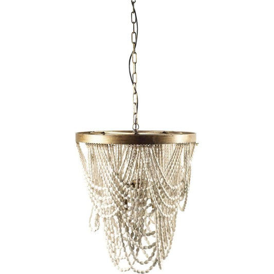 Pendra Chandelier by Mercana in natural. Made from unique in a coastal style.