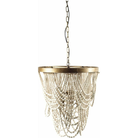 Pendra Chandelier by Mercana in natural. Made from unique in a coastal style.
