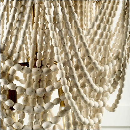 Pendra Chandelier by Mercana in natural. Made from unique in a coastal style.