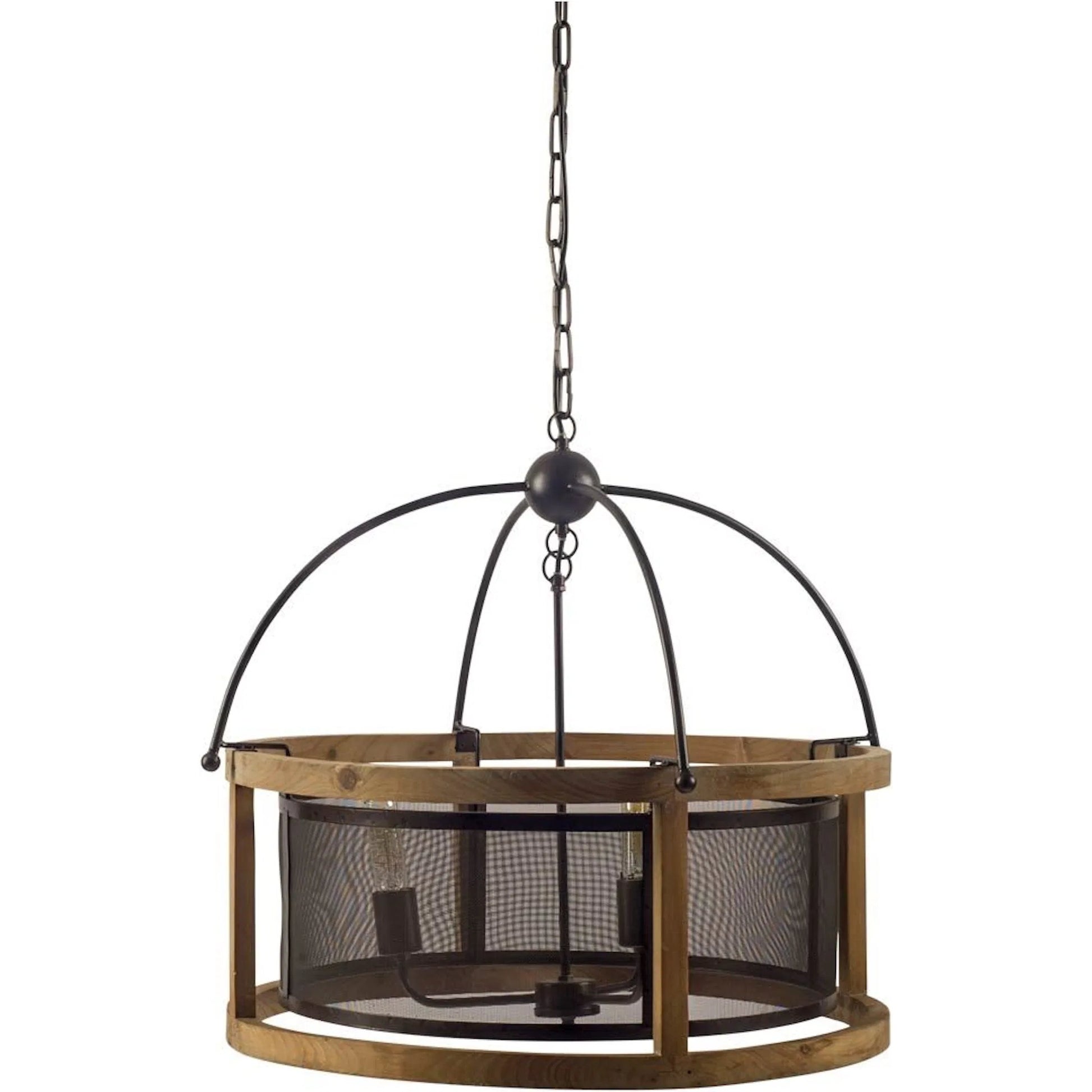 Penhill Chandelier by Mercana in natural. Made from unique in a modern style.