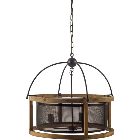 Penhill Chandelier by Mercana in natural. Made from unique in a modern style.