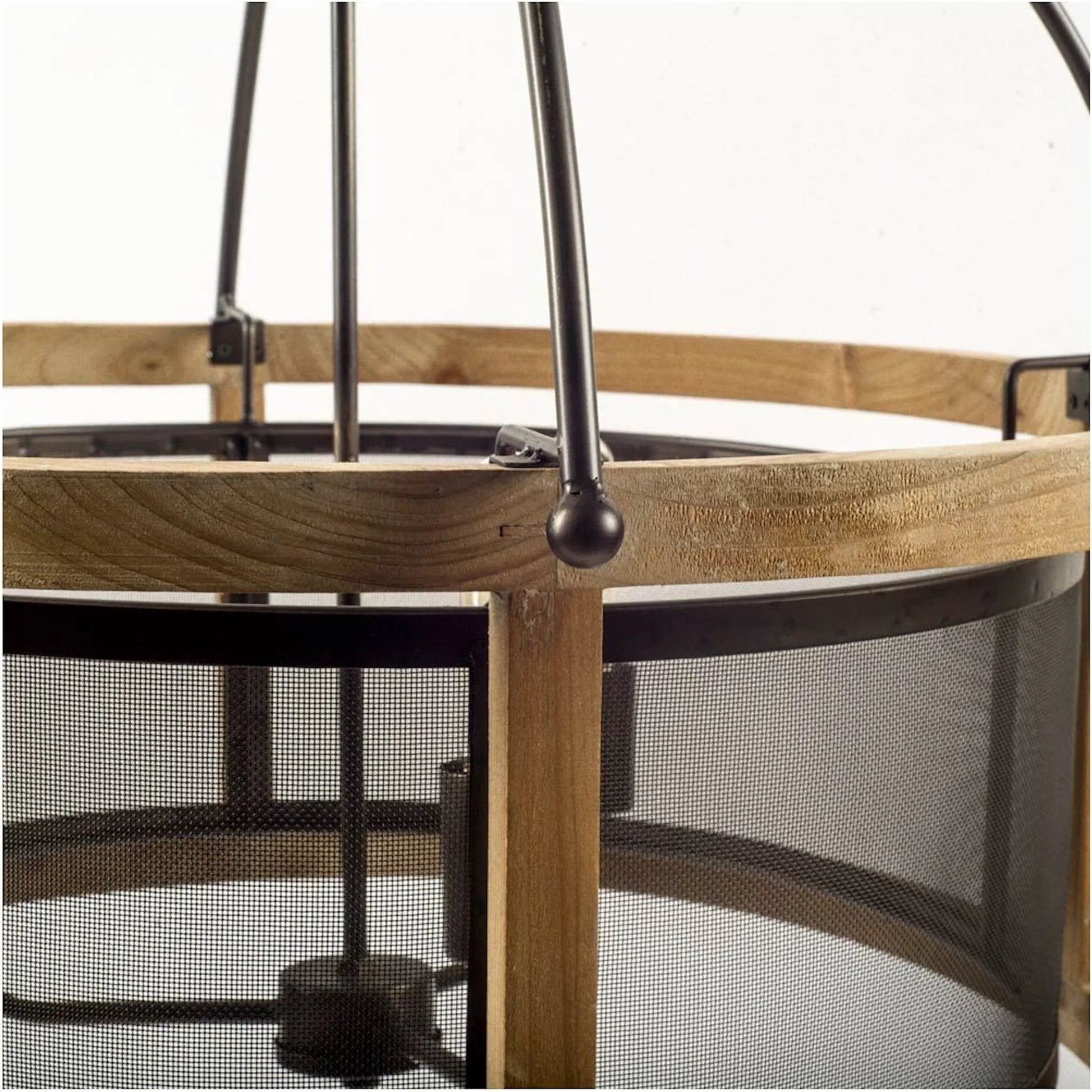 Penhill Chandelier by Mercana in natural. Made from unique in a modern style.