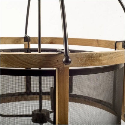 Penhill Chandelier by Mercana in natural. Made from unique in a modern style.