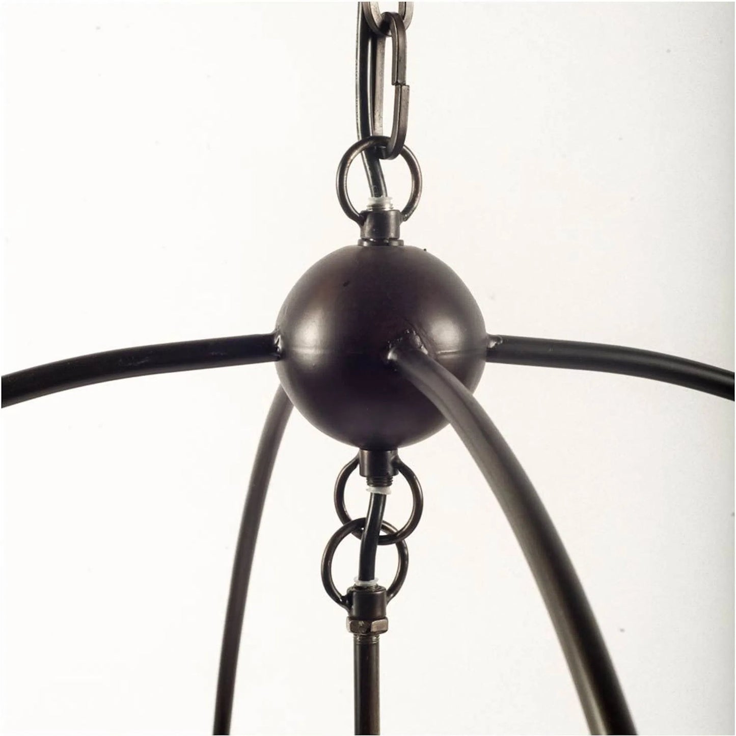 003 SR-815711 | Closeup | Penhill Chandelier by Mercana in natural. Made from unique in a modern style.