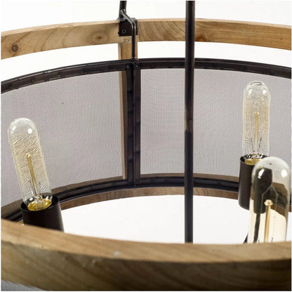 Penhill Chandelier by Mercana in natural. Made from unique in a modern style.